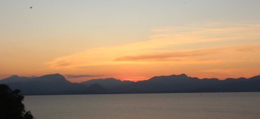 Sonnenuntergang en Pollensa