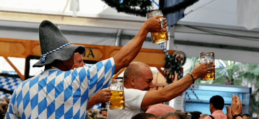Biergarten an der Playa de Palma