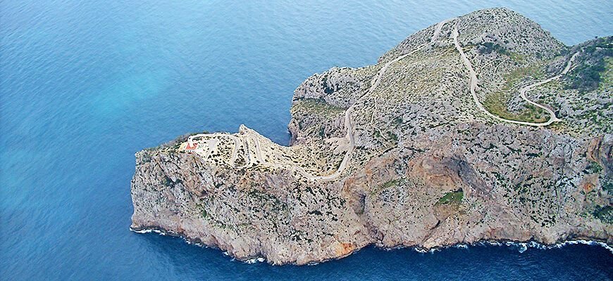 Cap Formentor von oben