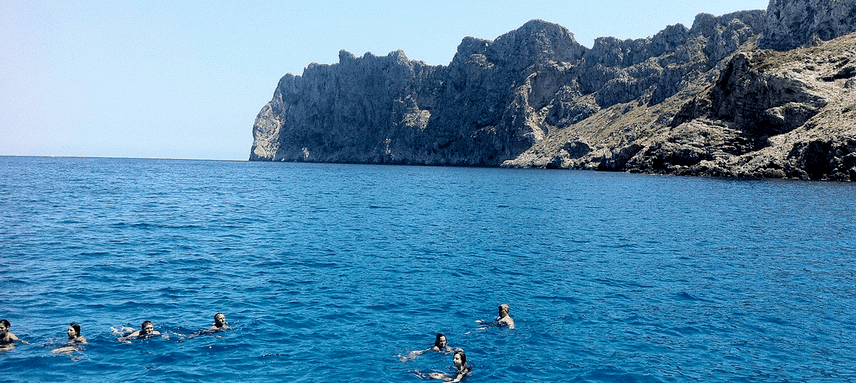 Boot Ausflug auf Mallorca