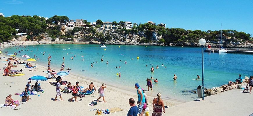 Schone Bucht in Porto Cristo