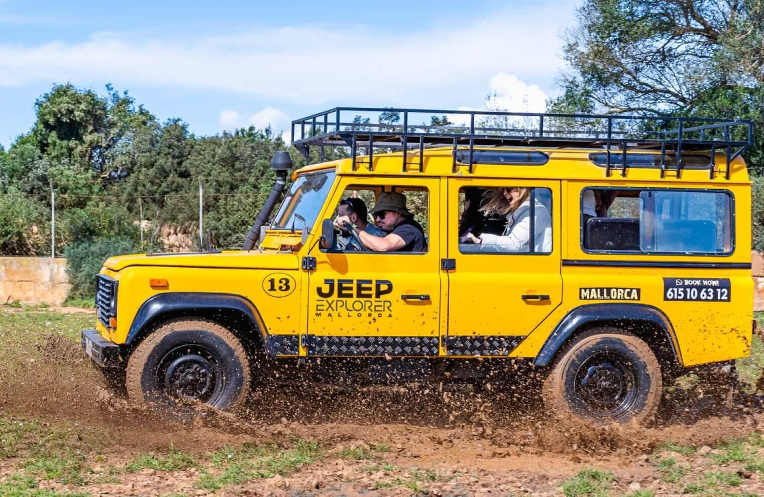 Landschaft während Jeep Safari Mallorca