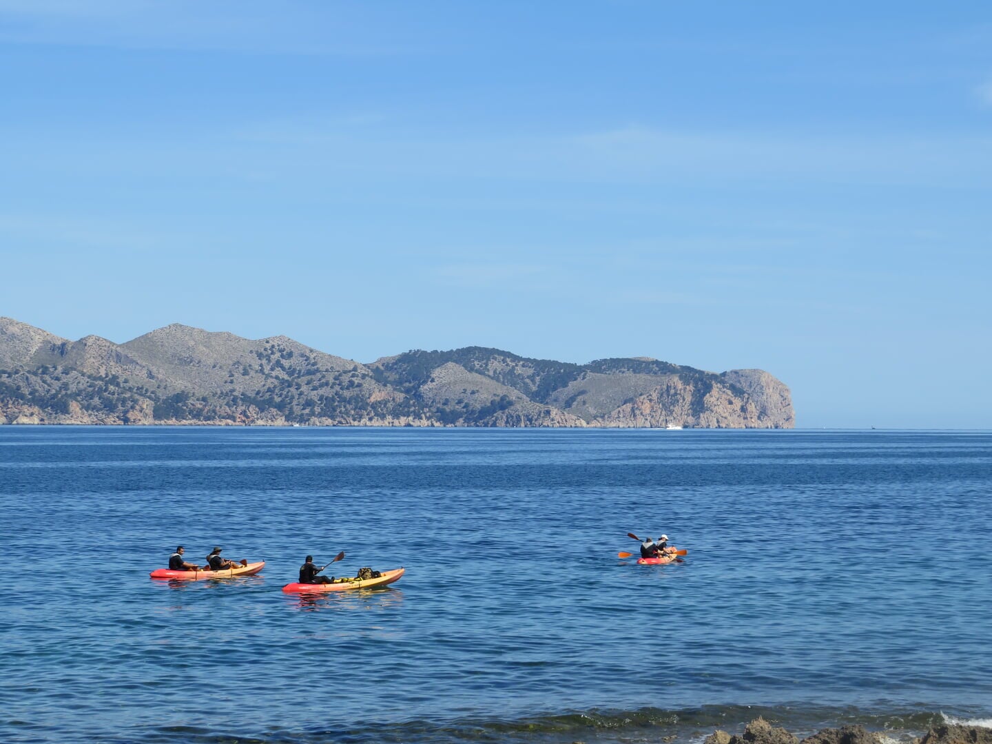 Kajaktour an der Küste