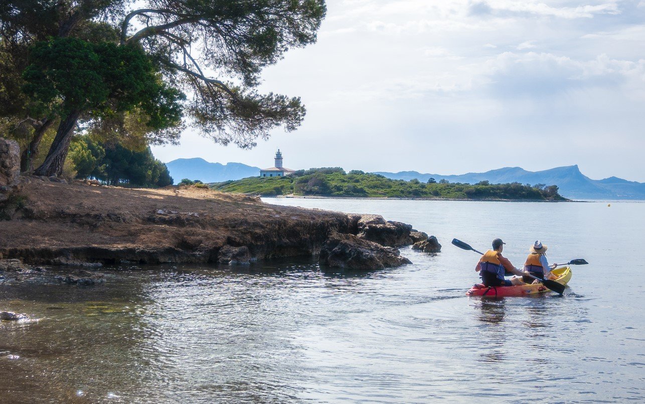 Kayak in Pollensa Mallorca