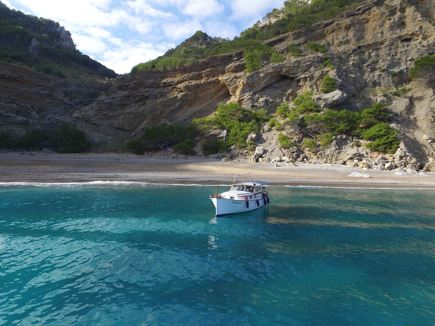 privat Llaut in einer Bucht