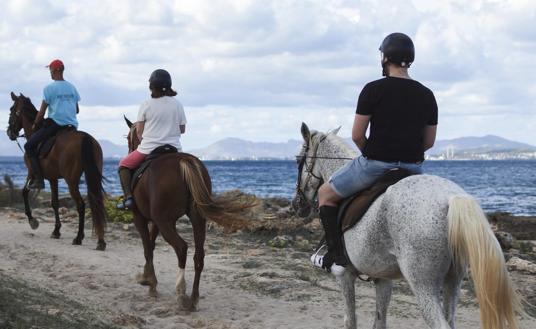 Reiten am Strand