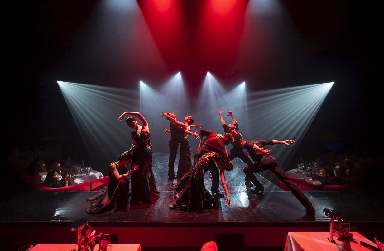 Exhibit_Official_spanisch Flamenco-Tänzerin Wasser son ama