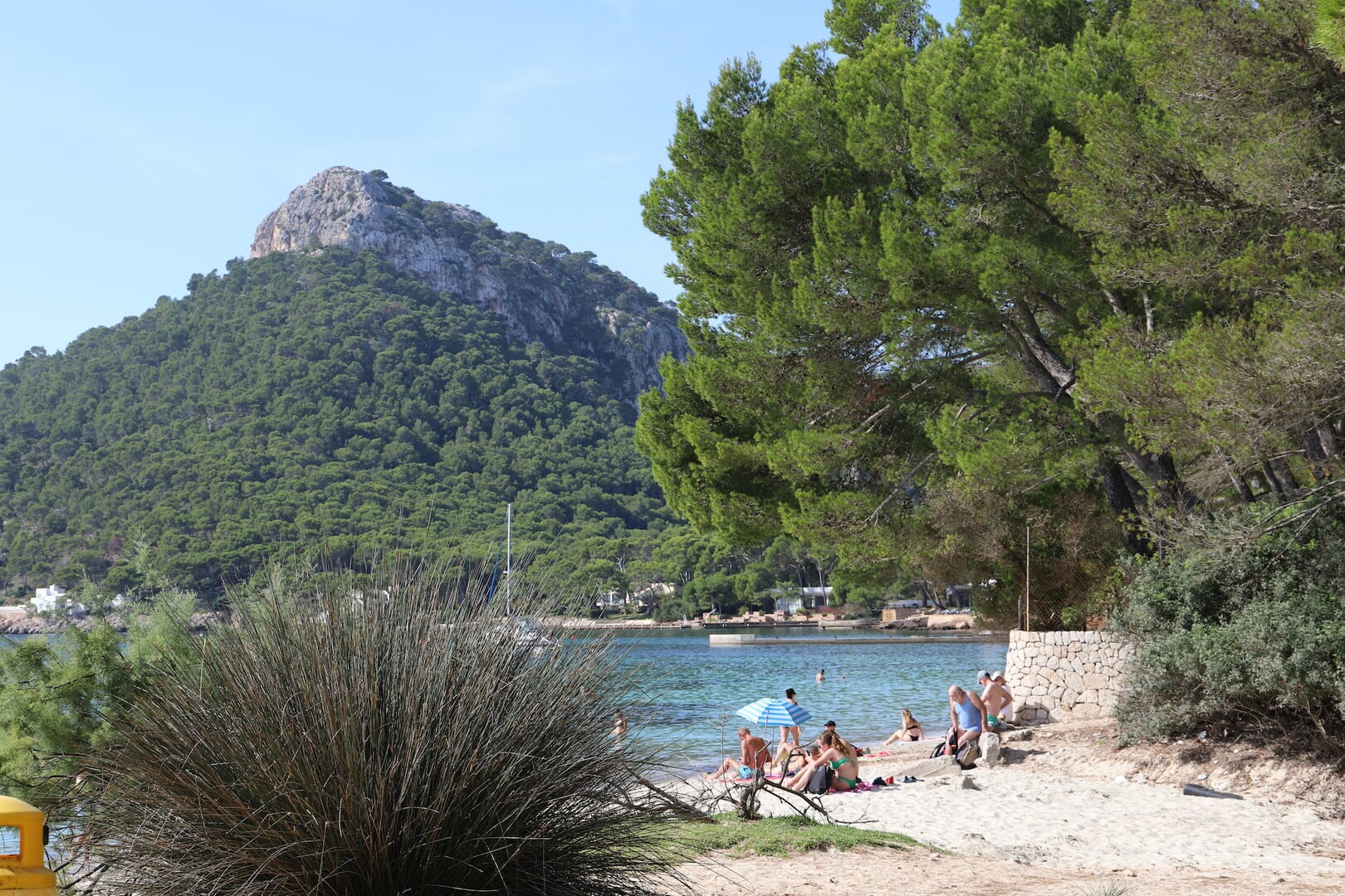 on the Formentor beach