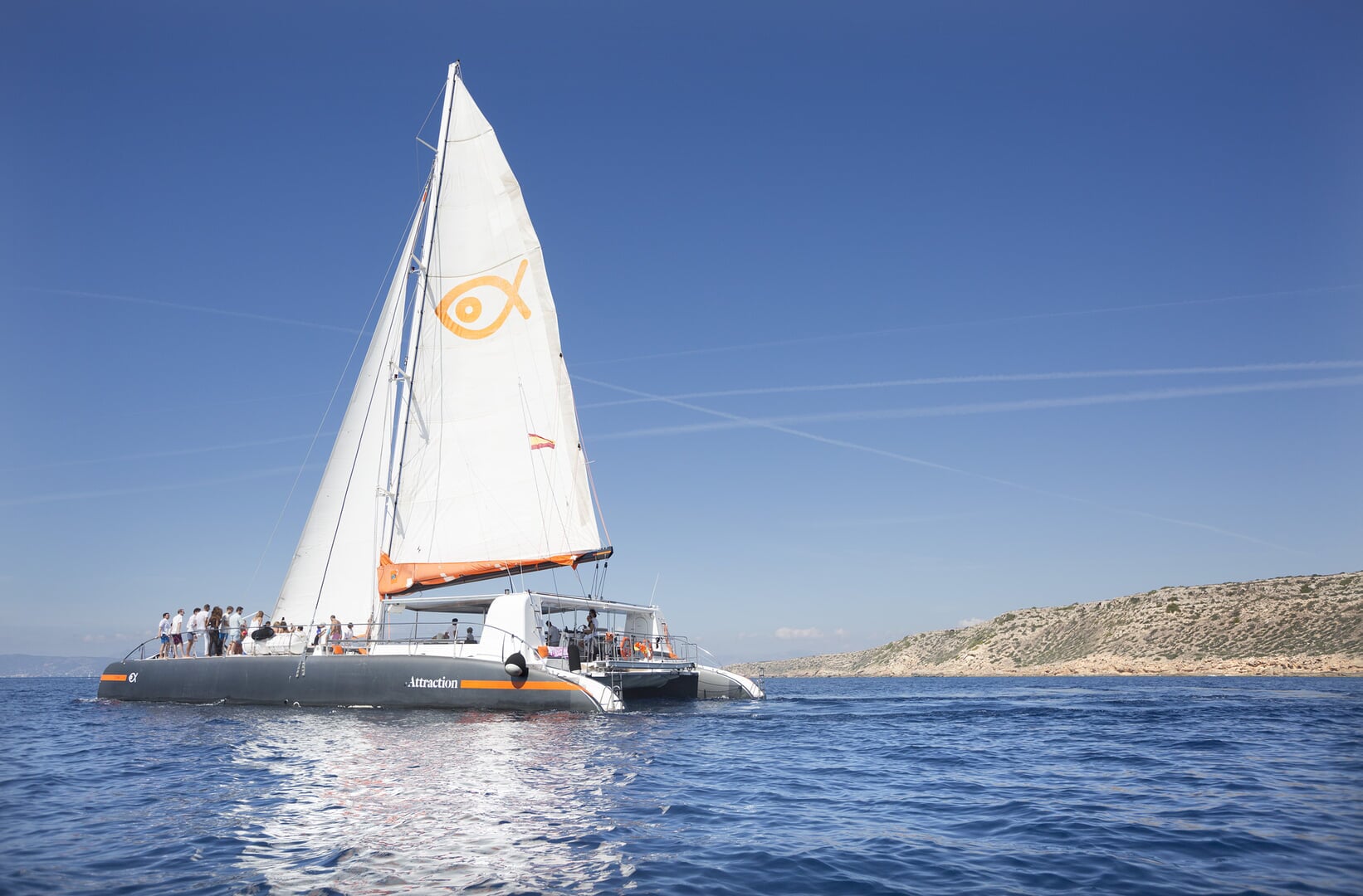 sailing catamaran in palma