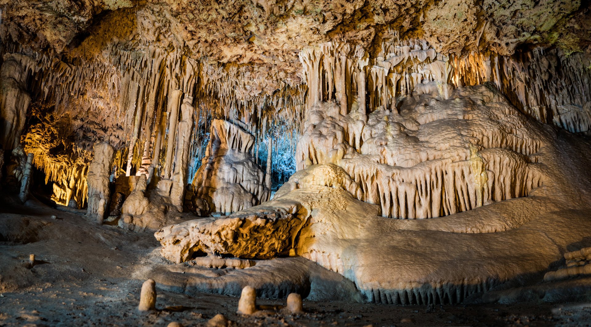 room inside the caves