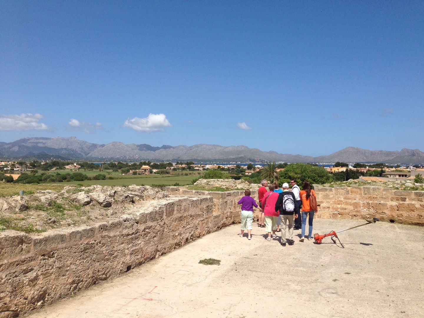 Landscape from Alcudia town walls