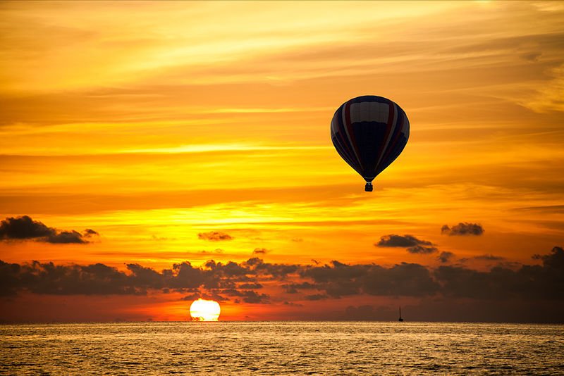 sunrise over the sea