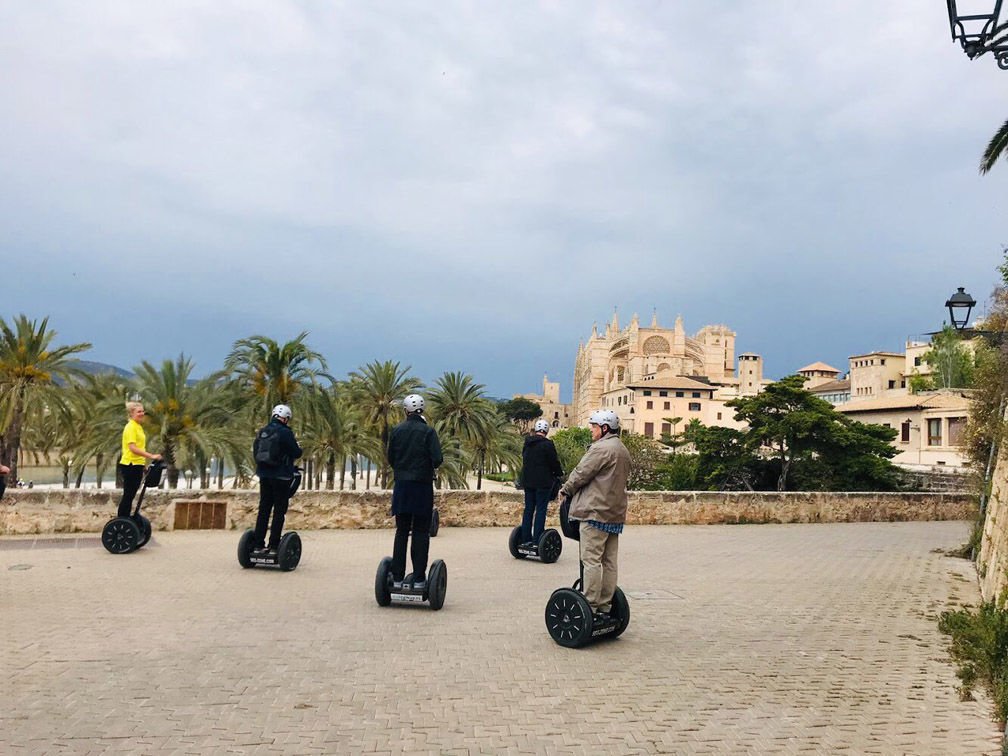 exploring Palma on a segway