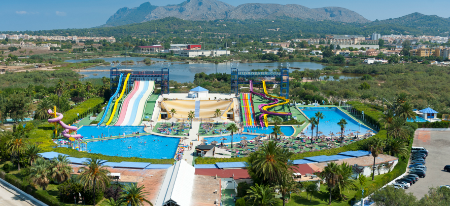 parc from above with Alcudia