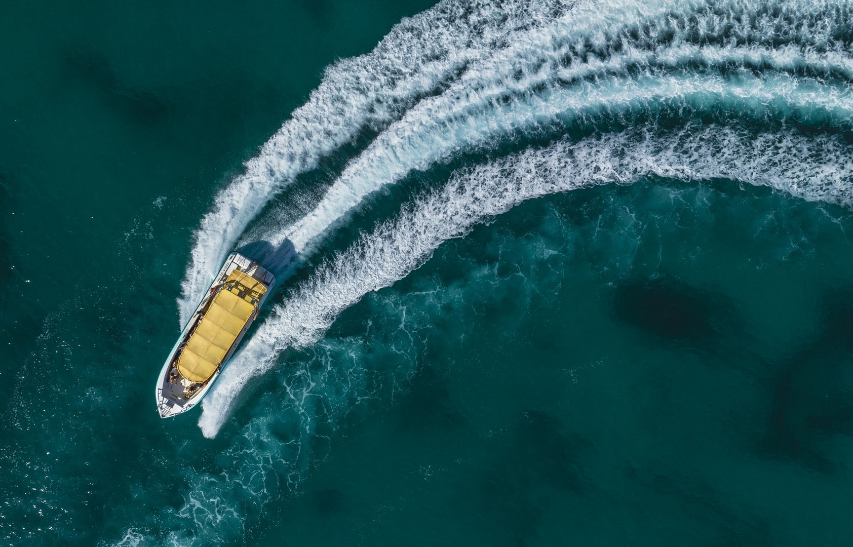 boat from above