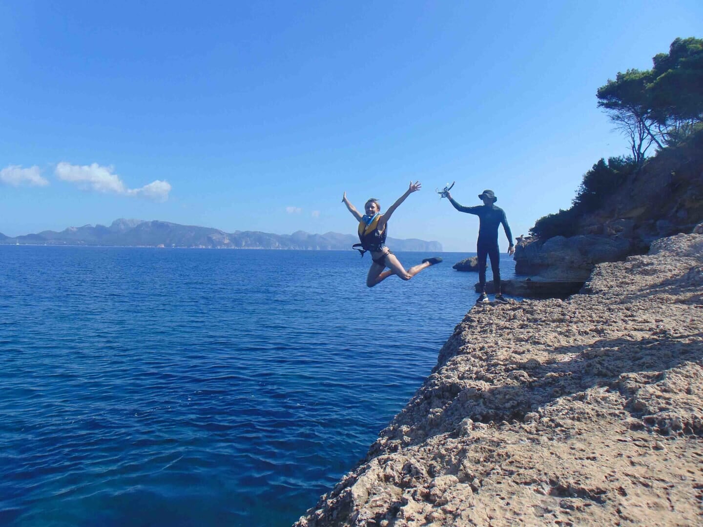 Opportunity of cliff jumping