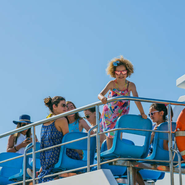 family boat trip in mallorca