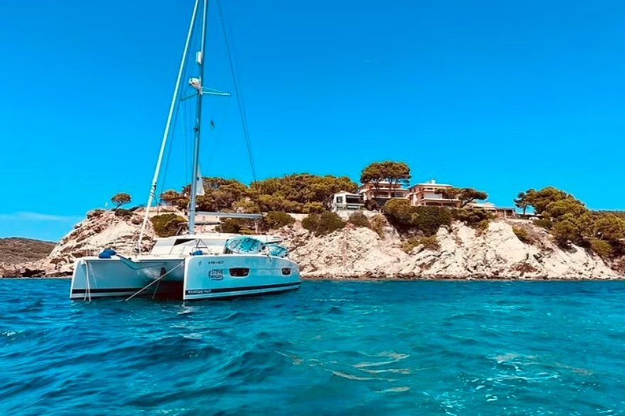 sunset catamaran