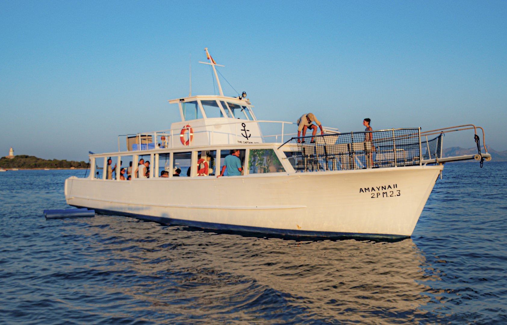 boat in Alcudia Bay