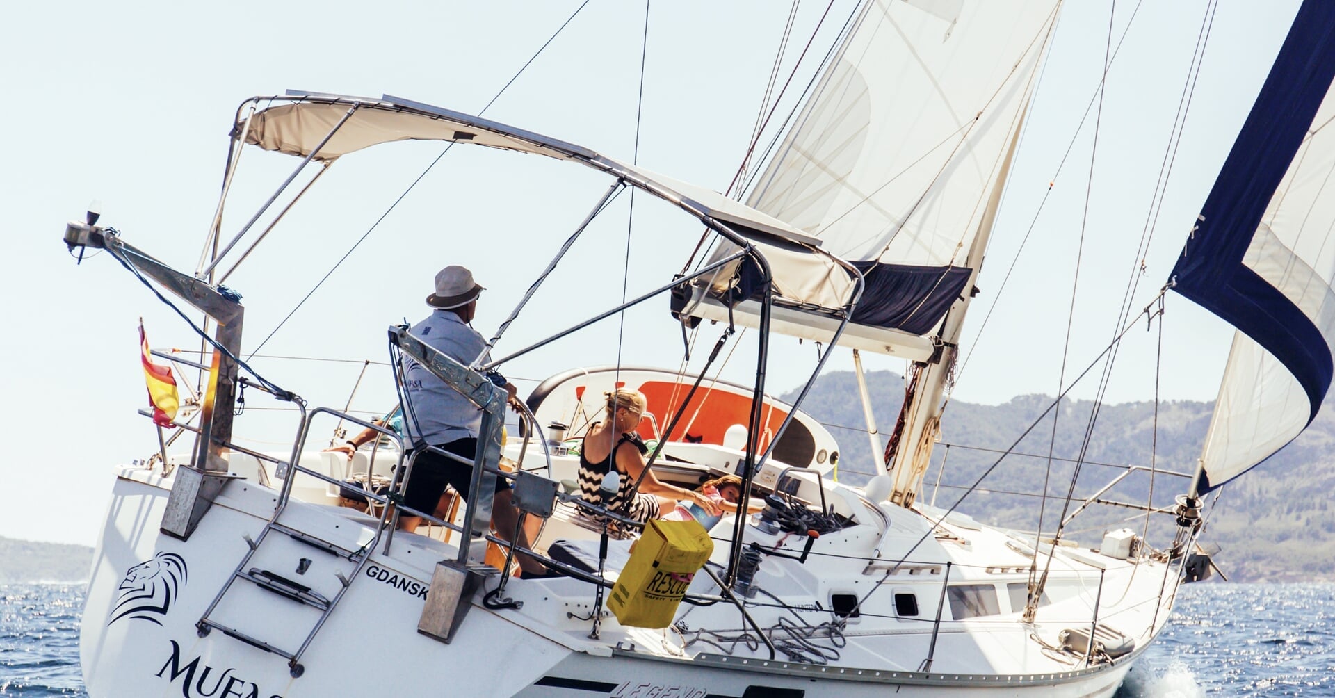 Panoramiczny widok na zatokę Pollensa